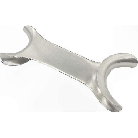 Écarteur de joues dentaire en acier inoxydable résistant, ouvre-bouche réutilisable pour soins bucco-dentaires (1/5)
