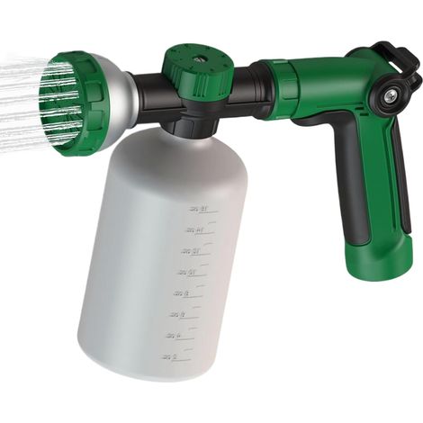 Attachement du pulvérisateur de tuyau - Buzle de pulvérisation de jardin, mélangeur d'engrais liquide Connecteur de distributeur de savon réglable, outil d'arrosage multi-motifs, applicateur d'alime (1/5)