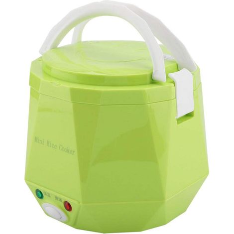 1.3L Cuiseurs à Riz pour Camion Boîte Déjeuner Chauffante Boîte à Repas Électrique 24V Pour Les Chauffeurs Réchauffer Les Plats (Green) (1/5)