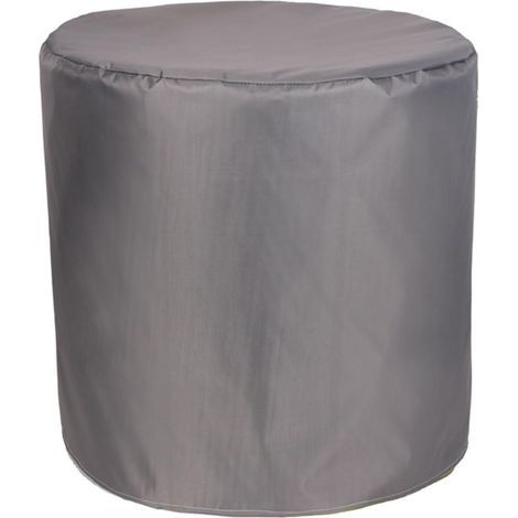 1 Housse De Protection Ronde Tissu Oxford 420D Imperméable Avec Cordon De Serrage Pour Mobilier Jardin Extérieur (1/5)