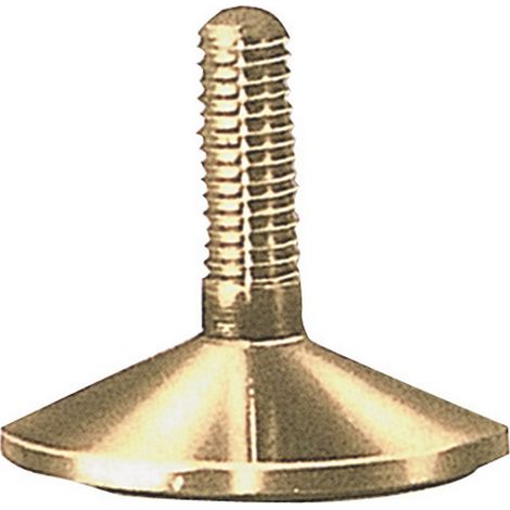 20PZ PIEDINO FISSO PERNO CON FILETTATURA 10MA DIAMETRO MM.50 (1/2)