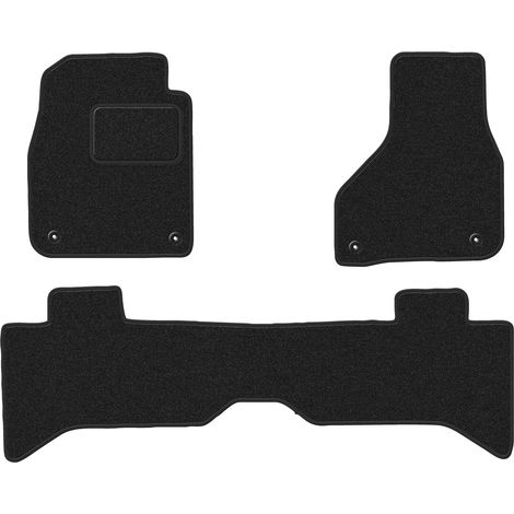 Tappetini per auto in velluto per: Dodge RAM short DJ (2009-2019) antracite (1/5)