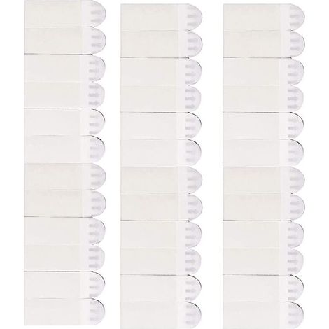 Bandes adhésives pour cadres photo, 24 paires (48 bandes), fixations pour cadres, bandes adhésives pour photos, affiches et cadres