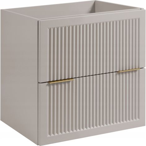 Meuble de Salle de Bain 60 cm - Couleur Kashmir - Design Moderne - Rangement Pratique (1/5)