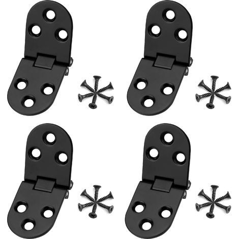 pieces folding hinges, round edge, 180 degrees, zinc alloy, small door hinge (1/5)