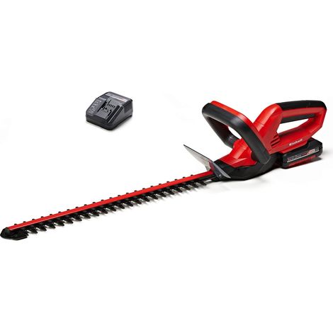 Taille-Haies sans Fil GE-CH 1846 Li Kit Power X-Change (18 V, 2,0 Ah, Longueur de Coupe 46 cm - Longueur de Lame 52 cm, Epaisseur de Coupe 11 mm) Livré avec Batterie 2,0 Ah et Chargeur (1/5)
