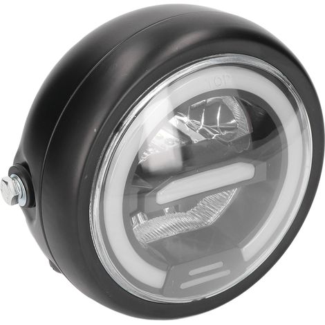 Phare de moto rond à LED 6,5 pouces, étanche, 12 V CC, pour scooter et motocross (1/5)