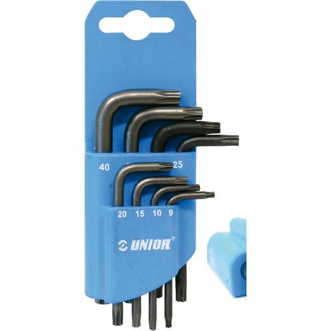 Unior SERIE CHIAVI TORX CON FORO 8 PZ. Art. 220 TX