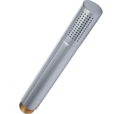 Mini Universal Handheld Shower Head, Chrome-Plated Brass (Round) (1/4)