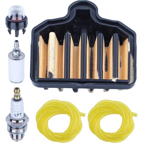 Adefol Tuyau de filtre à air et carburant pour tronçonneuse Poulan Pro PP5020AV 575296301 Pièces de rechange Kit d'accessoires pour bougie et amorceur (1/5)