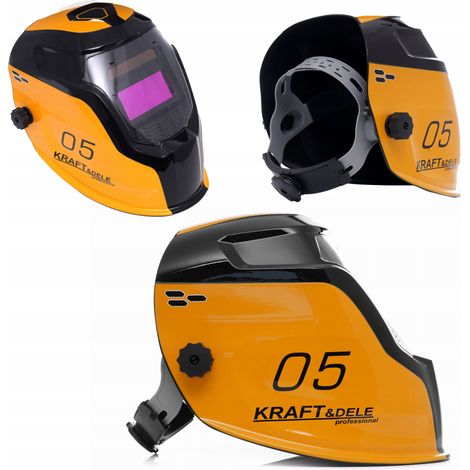 Masque de soudage à obscurcissement automatique 42x92mm 9-13 DIN EN175 Kraft&Dele (1/5)