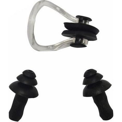 Ensemble de pince-nez et de bouchons d'oreilles en sachet, vendu directement du fabricant (2026), idéal pour la natation. Bouchons d'oreilles étanches, pince-nez anti-étouffement.