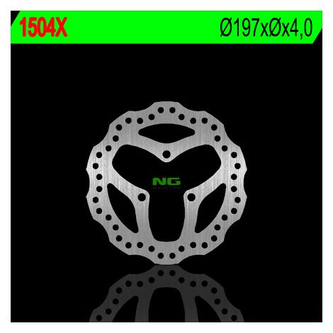 Disco de freno trasero ondulado NG Can-Am 450DS 2008-2014 197 mm 4 mm 3 Ot.