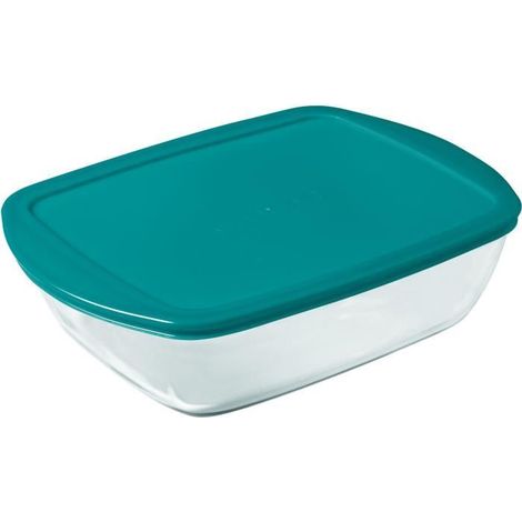 Lot de 3 plats avec couvercle - PYREX - Cook & Store - Verre - Rectangulaire - 0,4/1,1/2,5 L (1/5)