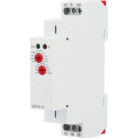 GRT8-B1 Mini-Ausschaltverzögerungsrelais, DIN-Schienenmontage, 220 V Wechselstrom (1/5)