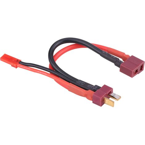 Câble d'alimentation 18AWG avec connecteurs Deans T et JST pour télécommande d'avion, voiture ou bateau (1/5)