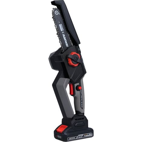 Tronçonneuse électrique sans Fil, 6 Pouces, Rechargeable Batterie 21V 4000mAh, sans Balais, pour Couper les Arbres, Entretien du Jardin (1/5)