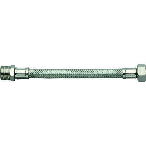 Tubo Flessibile in Acciaio Inox Cm 40 Maschiof.1/2