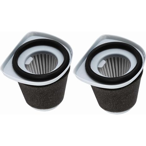 Filtre aspirateur 2 pièces compatible Haier ZL601R ZL601A, remplacement pour aspirateur balai sans fil, accessoires épuration poussière, haute efficacité, lavable, durable. (1/5)
