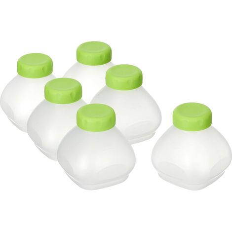 6 tarros de yogur para beber y cepillo Delices XF102000 SEB