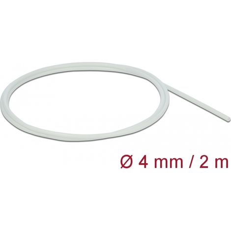 Delock Funda de fibra de vidrio 2 m x 4 mm en blanco