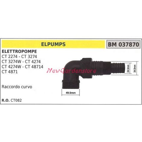 Raccordo curvo ELPUMPS elettropompa CT 2274 3274 3274W 037870