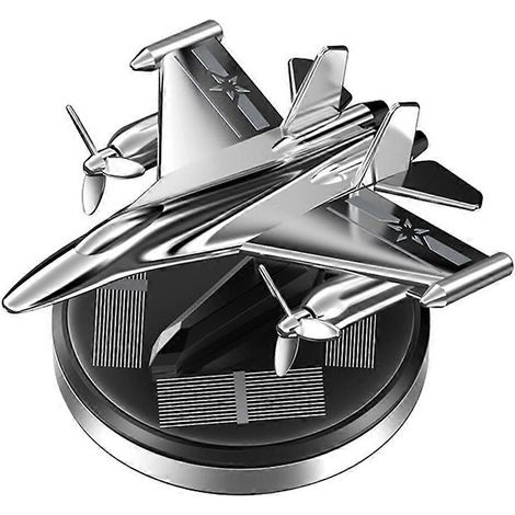 Désodorisant solaire pour voiture, désodorisants en alliage d'aluminium pour avion, couleur argent (1/5)