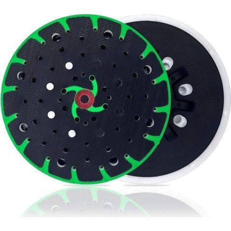 Plateau ponceuse 150 mm avec aspiration de poussière - Filetage de raccordement M8 - remplacement du festool plateau ponceuse, compatible avec le ponceuse excentrique 150mm bosch makita etc (1/4)