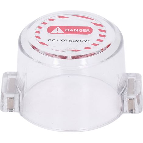 Ortviai Couverture de Protection Magnétique pour Bouton d'Arrêt d'Urgence – Modèle BD-H01-6, Transparente et Robuste en Polycarbonate