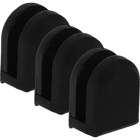 3 Pièces Tampons Isolation Antivibrations Caoutchouc pour Platine Vinyle Amortisseurs Stabilisateurs Antidérapants pour Équipement Audio (1/5)