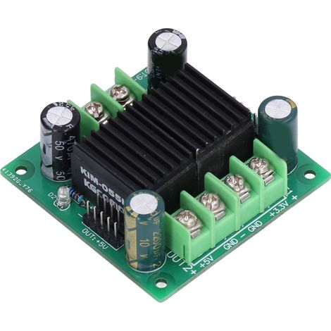 Module d'alimentation double sortie, circuit imprimé, convertisseur abaisseur (Buck), entrée 9-40 V vers 5 V, 3,3 V, grande surface de dissipation thermique (1/5)