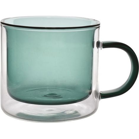 Liv Set aus 2 Gläsern 27cl Doppelwand Grün - Ona