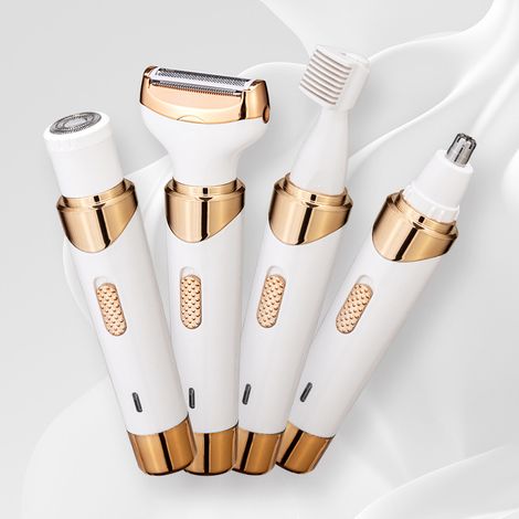 Tondeuse à cheveux électrique multifonctionnelle, tondeuse corporelle 5 en 1 avec écran numérique pour femmes (1/3)