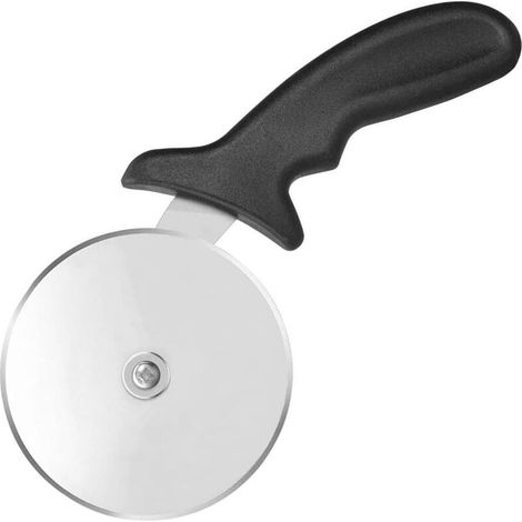 Pizza cutter, stainless steel slicer, 9.33 inches, oversized, 173 grams. (1/5)