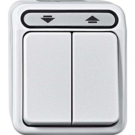 Merten Rollladentaster MEG3755-8029 interruptor gris claro
