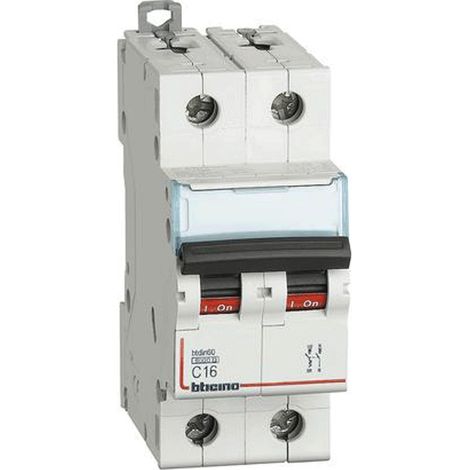 Interruttore Magnetotermico 1P+N Curvac 16A 6Ka (Bticino Cod. Fn81Nc16)