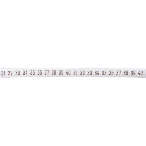 Weißer Marker DK2/Z5 /31-40/ 89281006 (100 Stück)