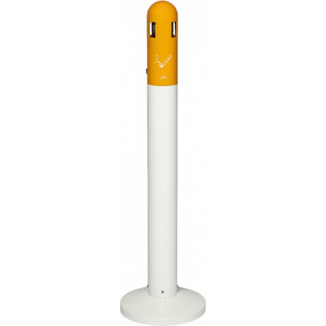 Cendrier Tubulaire sur Pied 3 Litres en Acier Epoxy - Probbax