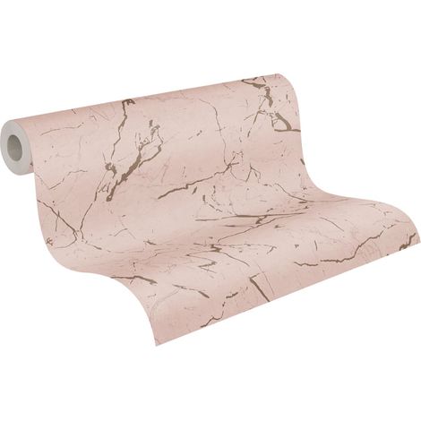 papier peint marbre vieux rose  - Livingwalls (1/5)