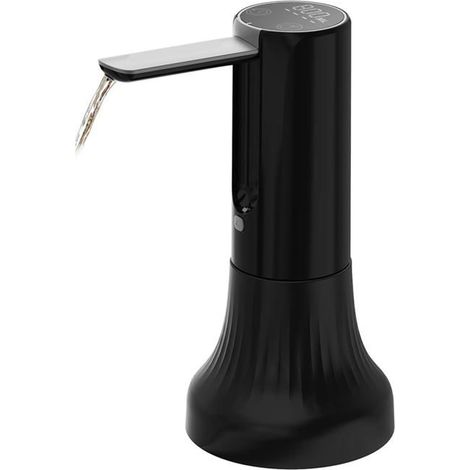 Distributeur D'Eau, Pompe à Eau Potable Automatique Amovible pour Bouteille de 5 Gallons, pour la Maison, le Bureau, le Camping Noir (1/4)