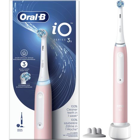 Oral-B Series 3s iO Electric Toothbrush Pink with Charger (1/5)