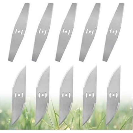 16-teiliges Set Rasentrimmermesser: Metall für Kantenschneiden, Ersatz-Kantenschneidemesser, Metall-Ersatzmesser, Hochleistungszubehör für elektrische Freischneider - (1/5)