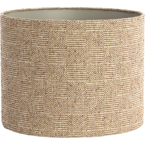 Light & Living - lampenschirm - RAVI - braun - textil - E27 -
