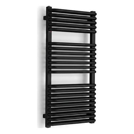 Heizungsbetrieb Handtuchheizkörper - Mattschwarz - Höhe 1260mm Breite 640mm - 1173 Watt - TYT1260/640ZXN (1/5)