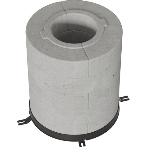 Satz Betonsammelscheiben 10 Stk. 5 Schichten für Kaminöfen TORA/L (1/4)