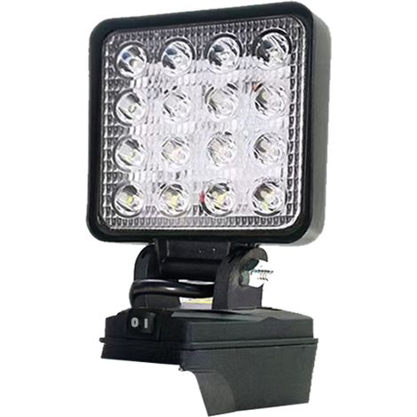 Lampe LED portable de 10 cm (4 pouces) alimentée par batterie, lampe de secours sans fil et lampe de pêche (1/5)