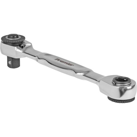 Sealey AK6972 Micro Ratchet Bit Driver & Wrench 1/4""Sq & 1/4""Hex Drive (1/5)