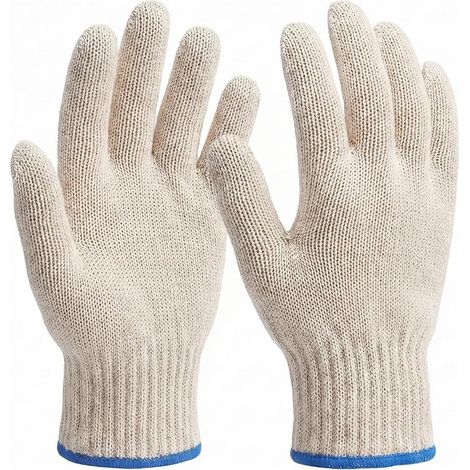 Gants Four Anti Chaleur – 1 Paire de Gants de Cuisine en Coton Tricoté Épais, Résistants à la Chaleur, Gant Barbecue & Cuisine, pour Four, Friteuse à Air, Grill, Plats Chauds (1/5)