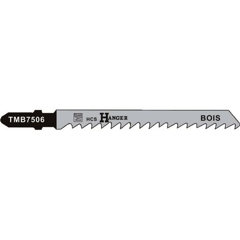 Hanger TMB7506 set di 5 lame in acciaio 75 mm per legno