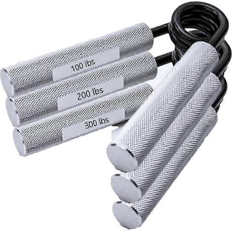 Griffstärker aus Metall, 3er-Set (100 Pfund, 200 Pfund, 300 Pfund), Griffstärke-Trainer aus Metall, Handgelenk-Unterarm-Str (1/5)